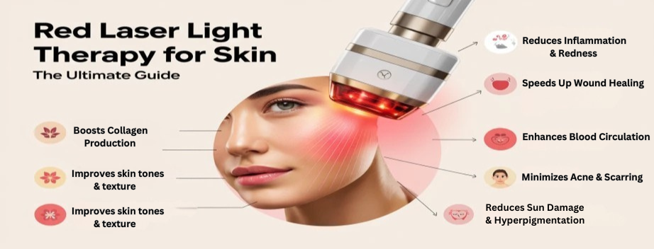 Benefits of Red Laser Light Therapy for Skin: The Ultimate Guide