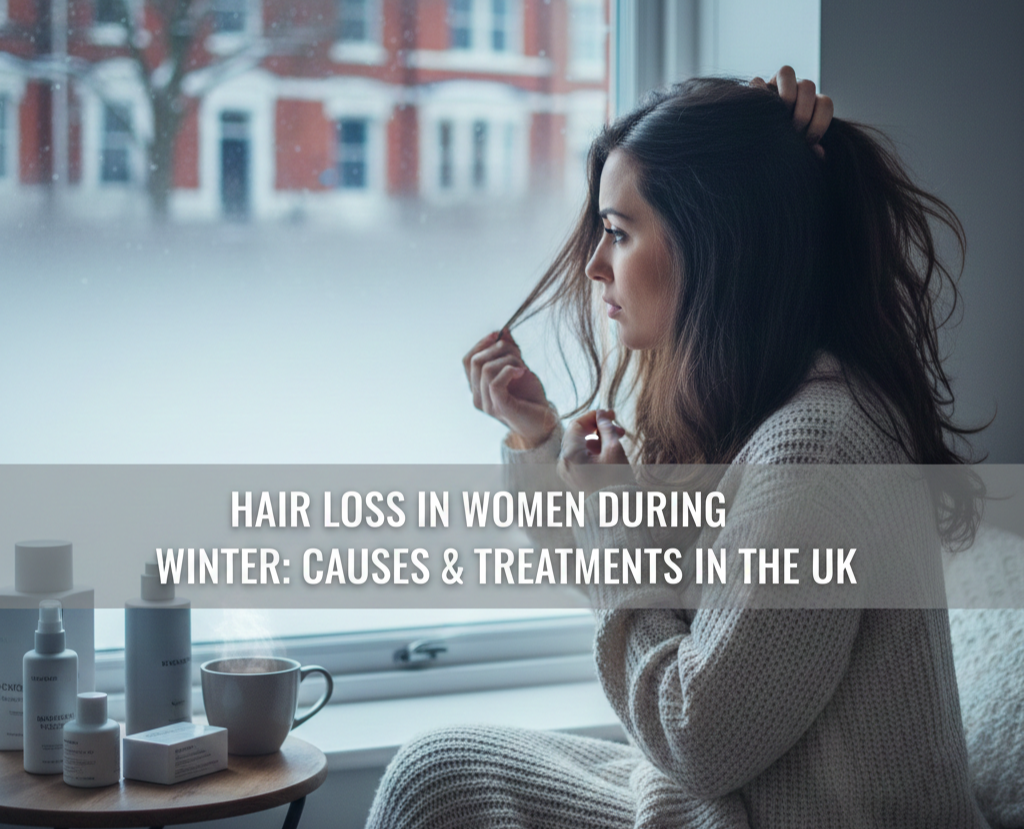 Discover the causes of winter hair loss in women and explore effective hair loss treatments in Cosmeticstar, Leeds.