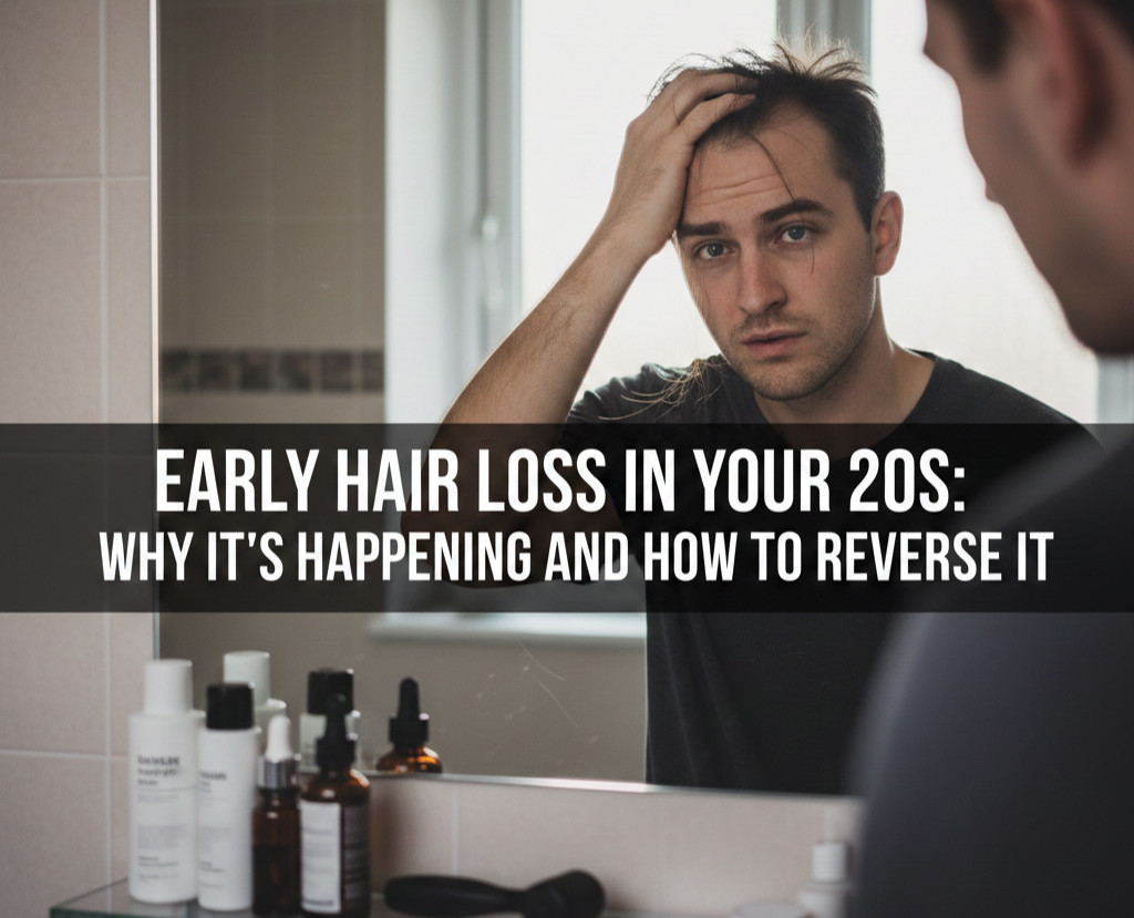 Discover why hair loss happens in your 20s and learn the most effective treatments to restore healthy hair growth early.