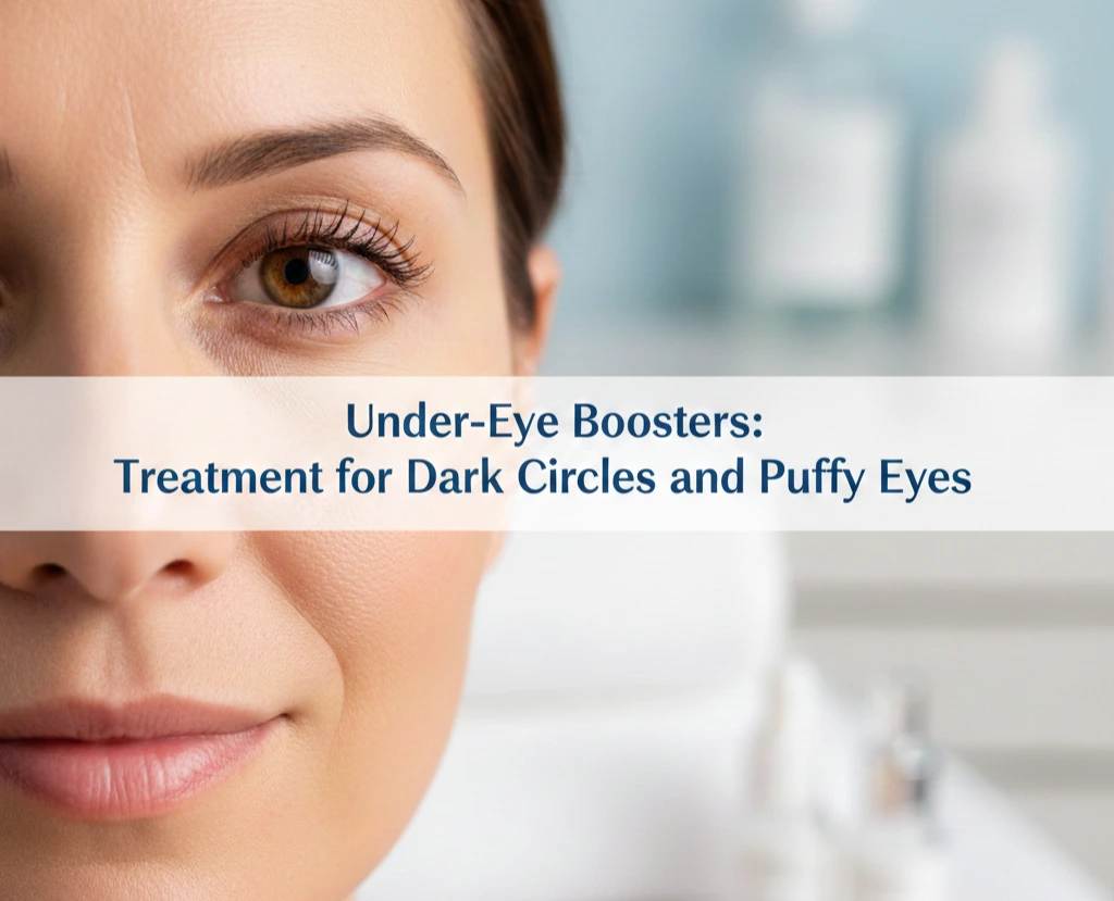 Discover how under-eye boosters help reduce dark circles and puffiness with non surgical aesthetic treatments at Cosmeticstar.