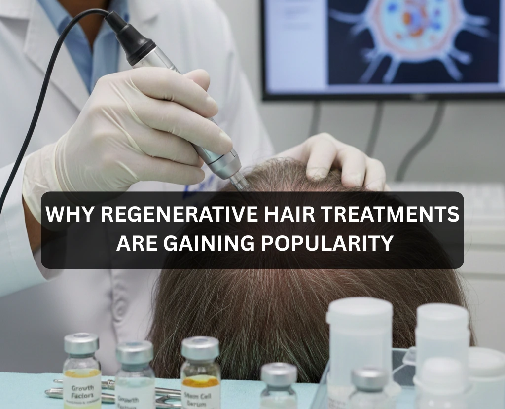 Discover why regenerative hair treatments are becoming popular and explore non-surgical hair regrowth treatments and solutions in Leeds at Cosmeticstar.