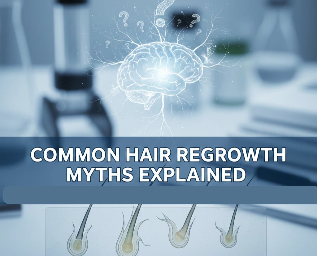 Learn the truth behind common hair regrowth myths and explore non-surgical hair regrowth treatments and solutions in Leeds at Cosmeticstar.