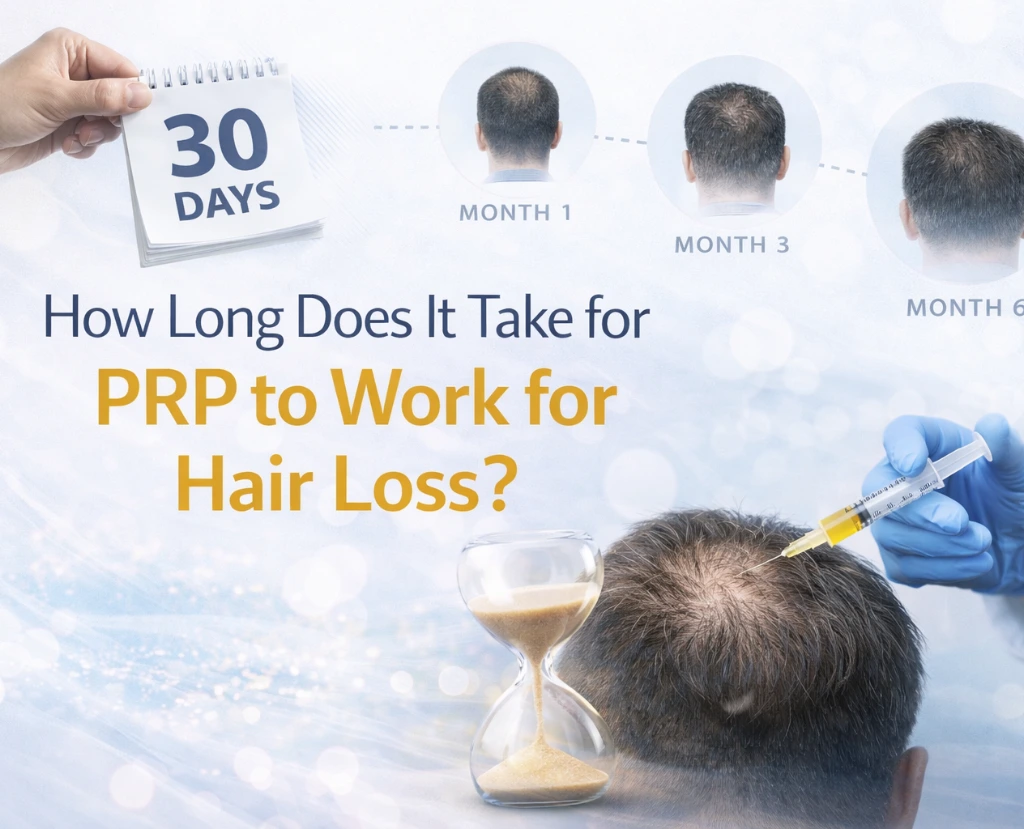 Learn how long PRP takes to work for hair loss, what affects results, and how to improve hair growth with the right approach.