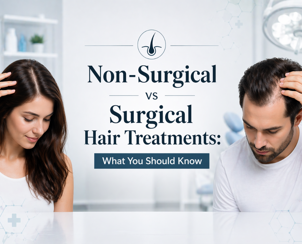 Weighing up surgical versus non-surgical hair treatments? Discover the key differences and why many choose Cosmeticstar in Leeds first.