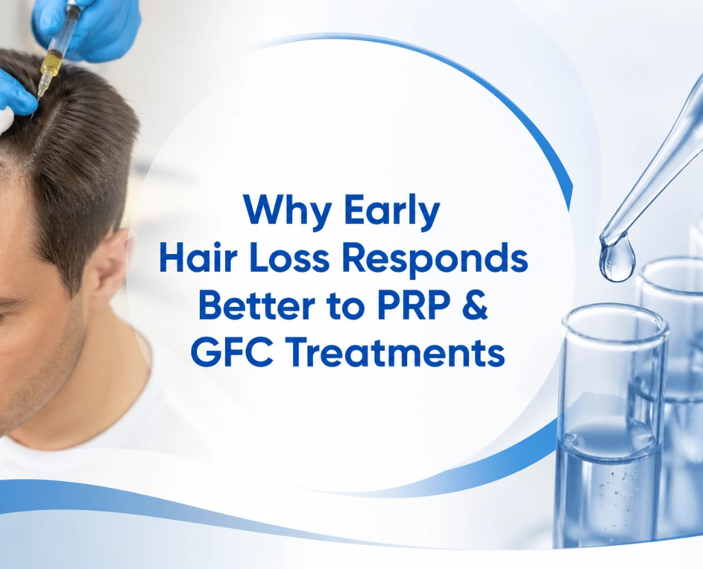 Why Early Hair Loss Responds Better to PRP & GFC Treatments