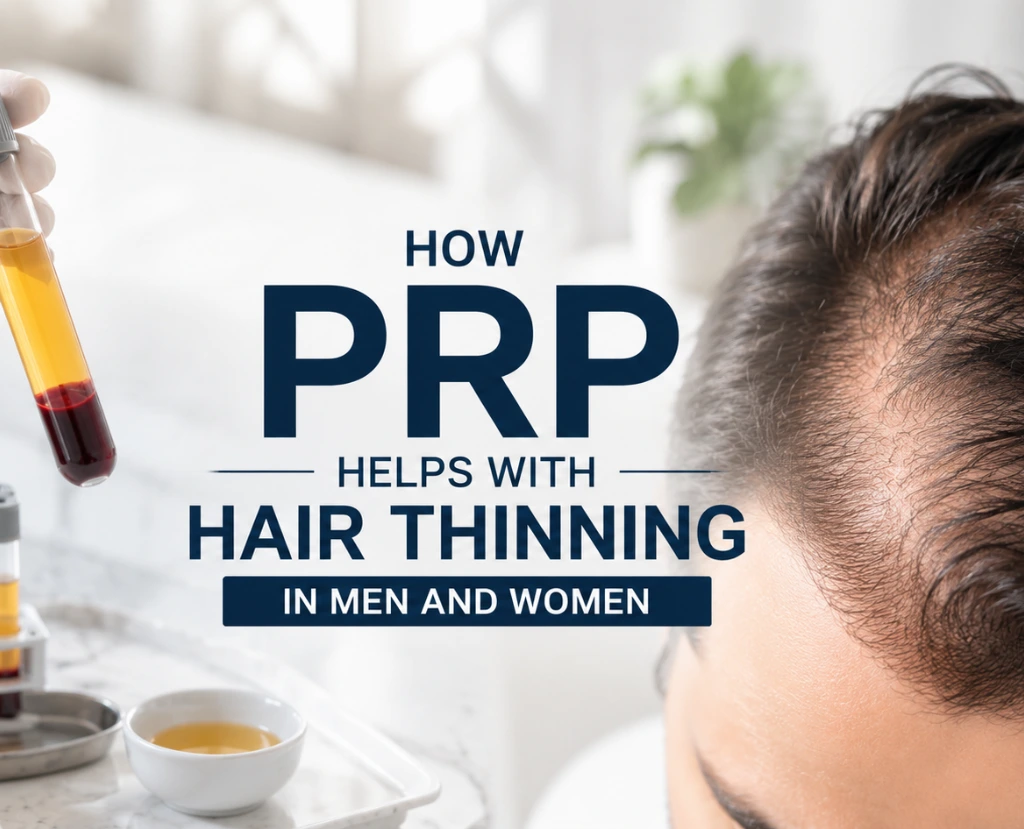 How PRP Helps With Hair Thinning in Men and Women