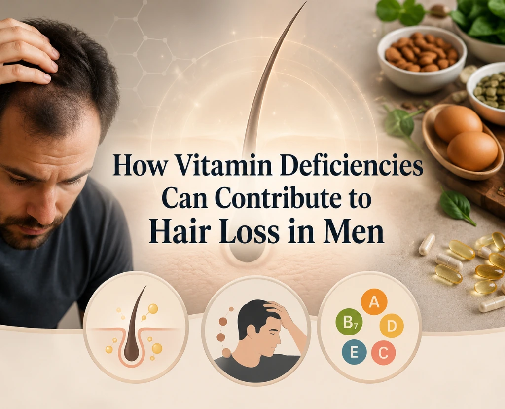 How Vitamin Deficiencies Contribute to Hair Loss in Men