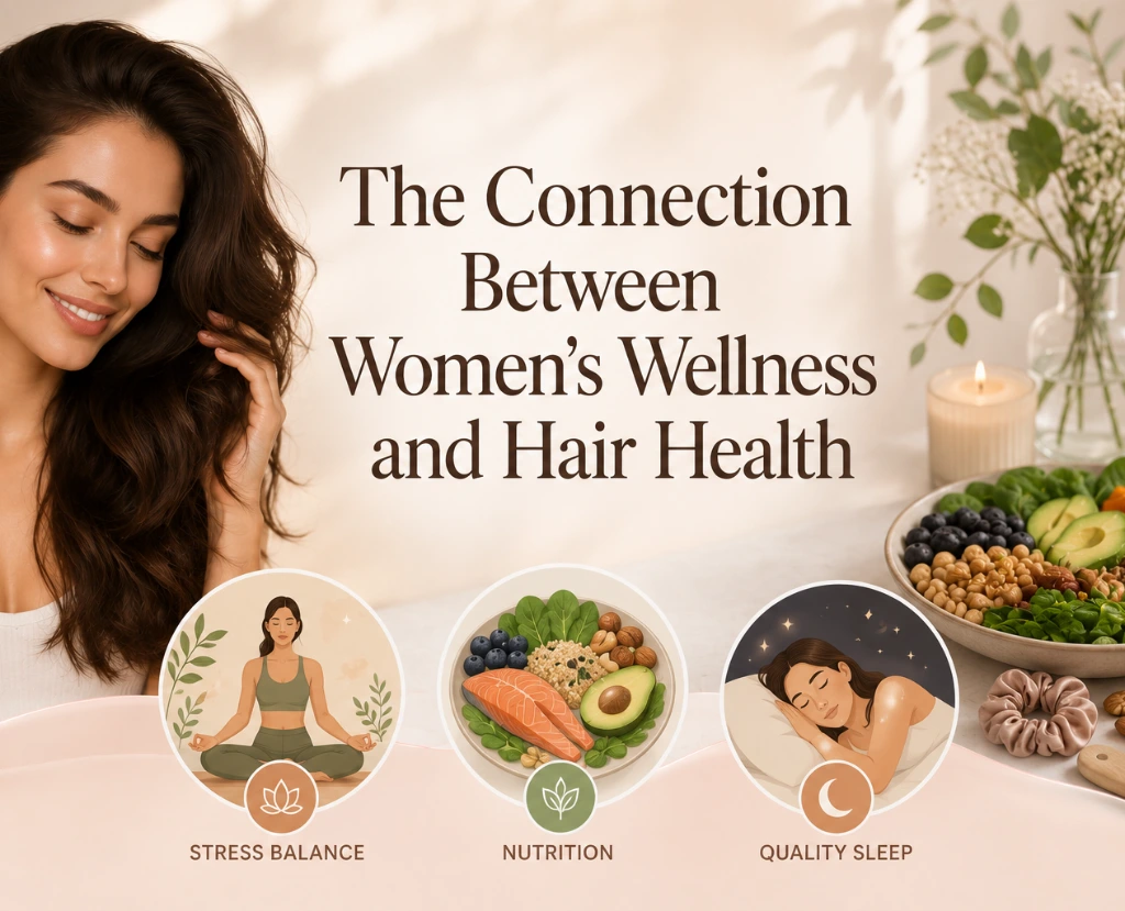 The Connection Between Women's Wellness and Hair Health