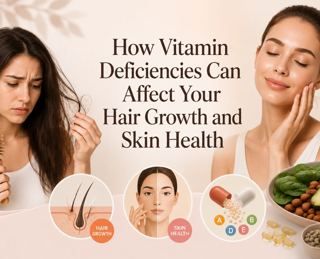 How Vitamin Deficiencies Can Affect Your Hair Growth and Skin Health