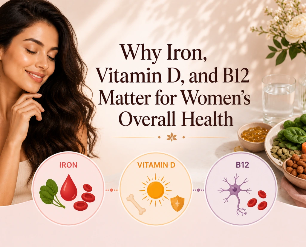 Why Iron, Vitamin D, and B12 Matter for Women's Overall Health