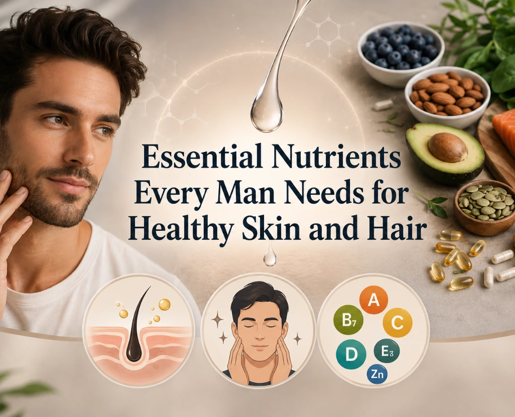 Essential Nutrients Every Man Needs for Healthy Skin and Hair | Leeds