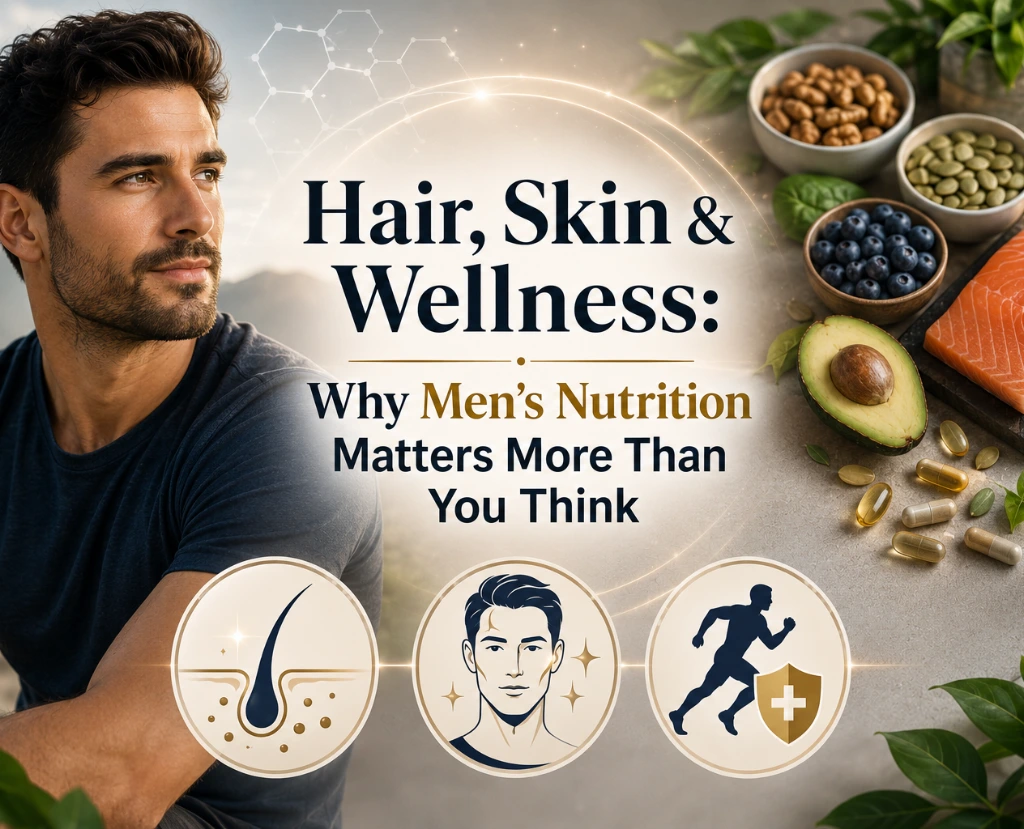 Hair, Skin & Wellness: Why Men's Nutrition Matters