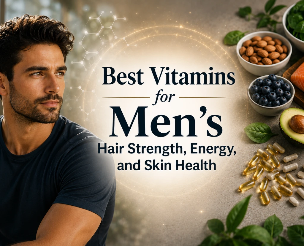 Best Vitamins for Men's Hair Strength, Energy and Skin | Leeds