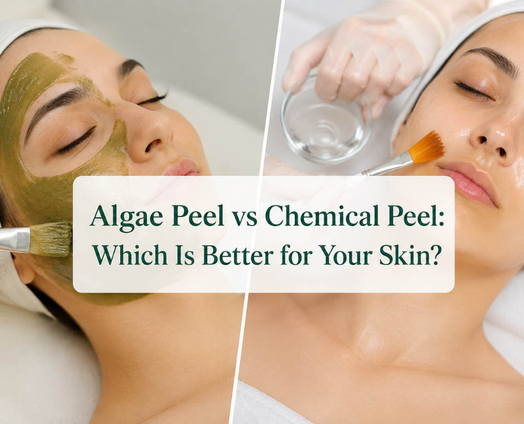 Algae Peel vs Chemical Peel: Which Is Better for Your Skin?