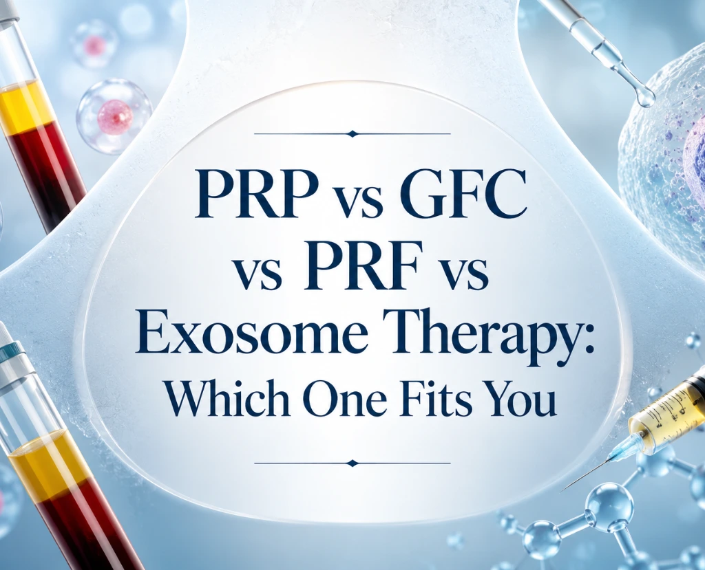 PRP vs GFC vs PRF vs Exosome Therapy: Which One Fits You? | Leeds