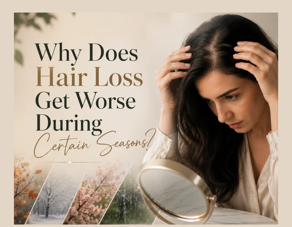 Hair loss during certain seasons