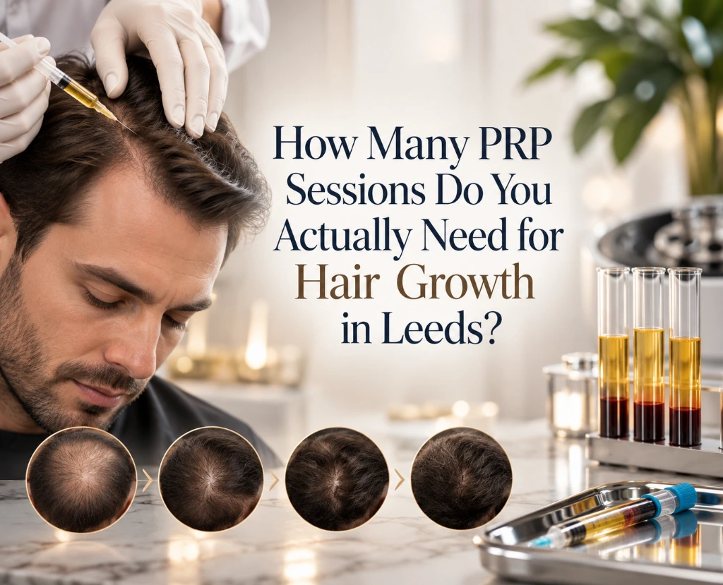 How Many PRP Sessions Do You Actually Need for Hair Growth in Leeds?